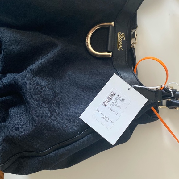 2122ES4 Gucci GG Canvas D-Gold Shoulder Bag - Picture 6 of 9